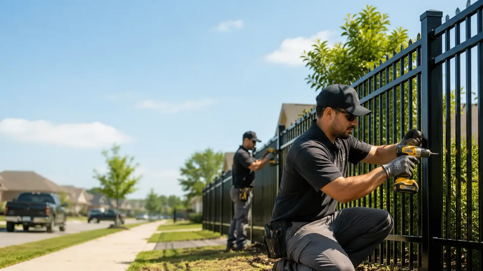 Metal Fence Installation in Waterfall, PA